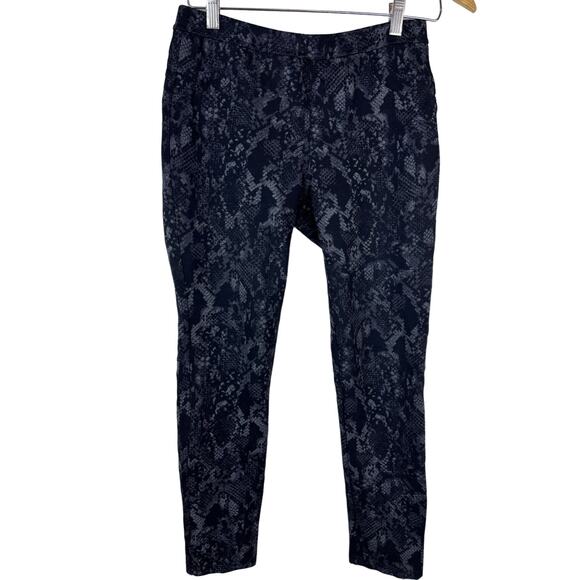 Sanctuary Anthropologie Womens Snakeskin Leggings Pants Sz M Black - Picture 2 of 10